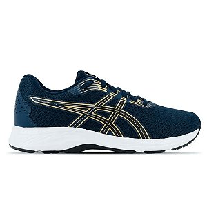 Tênis Asics Raiden 4 Masculino Marinho Dourado