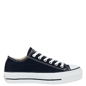 Tênis Converse Chuck Taylor All Star Plataforma Ox Feminino Preto Branco