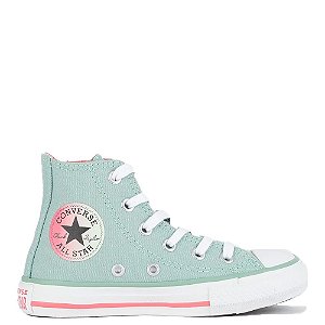 Tênis Converse All Star Chuck Taylor Side Zip Infantil Verde Colors
