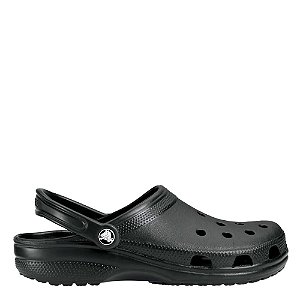 Sandália Crocs Classic Clog Unissex Preto Branco