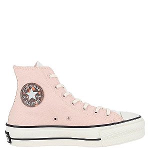 Tênis Converse All Star Chuck Taylor Lift Hi Future Feminino Rosa Salvia