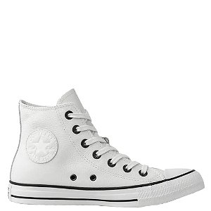 Tênis Converse All Star Chuck Taylor European Hi Cano Alto Unissex Branco Preto