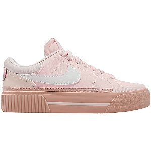 Tênis Nike Court Legacy Lift Feminino Rosa Branco