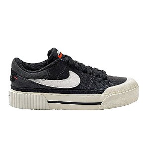 Tênis Nike Court Legacy Lift Feminino Preto Branco