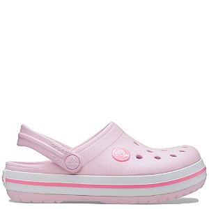 Sandália Crocs Crocband Clog Infantil Rosa