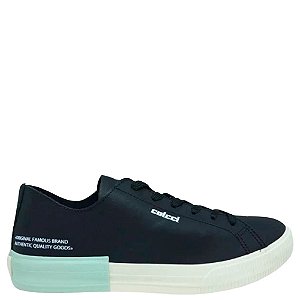 Tênis Colcci Simple Leather Feminino Preto Verde