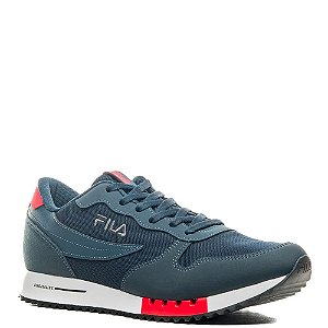 Tênis Fila Euro Jogger Sport Masculino Marinho Vermelho