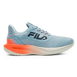 Tênis Fila Efecto Feminino Azul Claro Coral