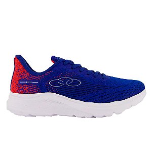 Tênis Olympikus Delta Infantil Azul Vermelho