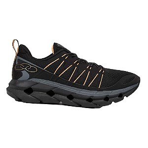 Tênis Olympikus Cyber 3 Infantil Preto Dourado