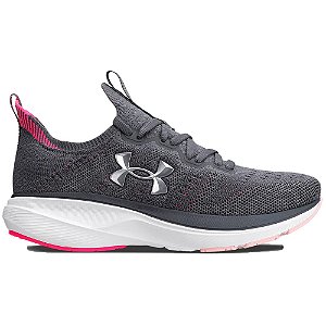 Tênis Under Armour Charged Slight 2 Feminino Cinza Rosa