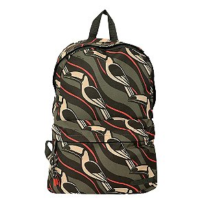 Mochila Farm Xodó Tucanos Gráficos Verde Musgo