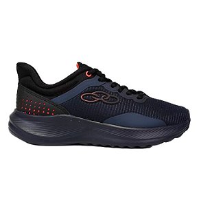 Tênis Olympikus Zex 176 Infantil Preto Coral