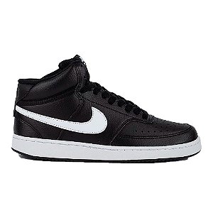 Tênis Nike Court Vision Mid Next Nature Masculino Preto Branco