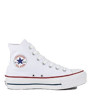 Tênis Converse All Star Chuck Taylor Plataforma Hi Feminino Branco