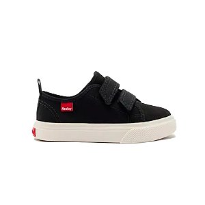 Tênis Redley Clip Infantil Preto Branco