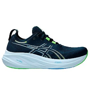 Tênis Asics Gel Nimbus 26 Masculino Marinho Verde Branco