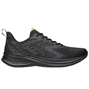 Tênis Olympikus Marte Masculino Preto Dourado
