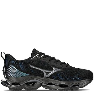 Tênis Mizuno Wave Stratus 2 Masculino Preto Cinza