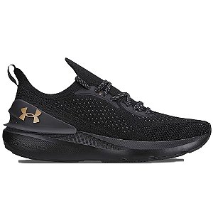 Tênis Under Armour Charged Quicker Masculino Preto Dourado