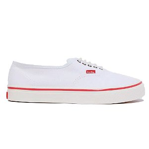 Tênis Redley Originals IR10 Unissex Branco Vermelho