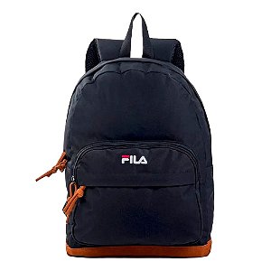 Mochila Fila Suede Unissex Preto Marrom