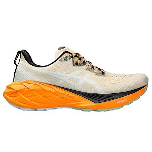 Tênis Asics Novablast 4 TR Masculino Bege Laranja
