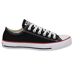 Tênis Converse All Star Chuck Taylor Core OX Preto e Vermelho