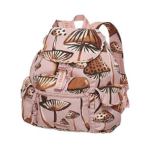 Mochila Farm Pipoca Cogumelo Rose Marron