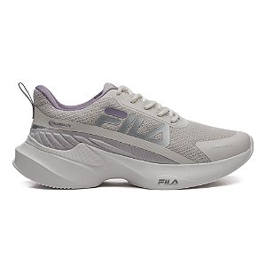 Tênis Fila Progress Lite Feminino Branco Prata Lilás