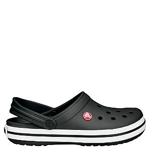 Sandália Crocs Crocband Clog Infantil Preto Branco