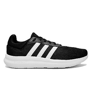 Tênis Adidas Lite Racer 4.0 Masculino Preto Branco