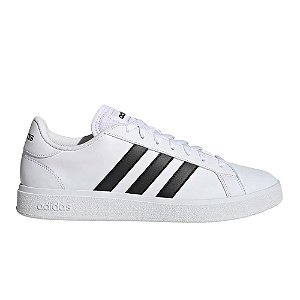 Tênis Adidas Grand Court Base 2.0 Masculino Branco Preto