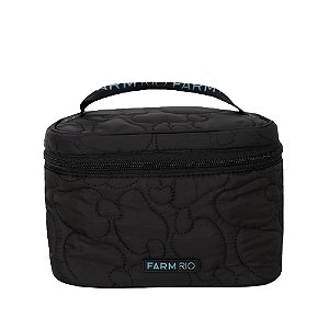 Necessaire Farm Me Leva Liso Preto
