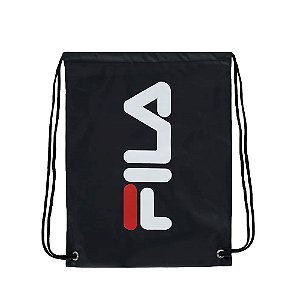 Sacola Fila Gym Sack Active Unissex Preto Branco Vermelho