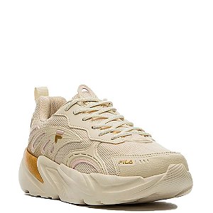 Tênis Fila Street Fit 2 Feminino Bege Dourado Rosa