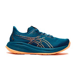 Tênis Asics Gel Cumulus 26 Masculino Azul Laranja