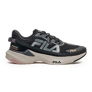 Tênis Fila Recovery Feminino Preto/Rosa