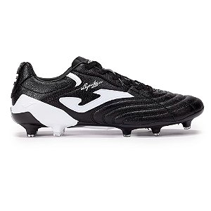 Chuteira de Campo Joma Aguila Cup - Preto e Branco
