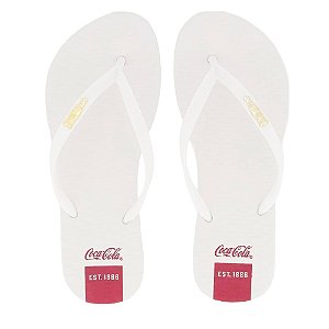 Chinelo Coca-Cola Floyen 24/25 Masculino Branco