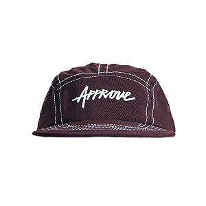 Boné 5Panel Approve Only Marrom