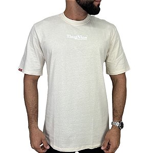 Camisa Thug Nine Bold Puff Masculina Off White