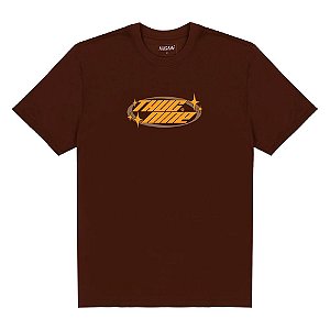 Camiseta Thug Nine Analog Marrom