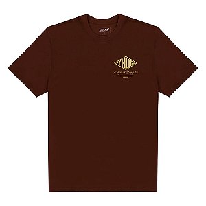 Camiseta Thug Nine Shield Marrom