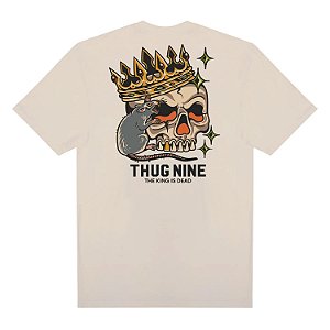 Camisa Thug Nine King Is Dead Marfim