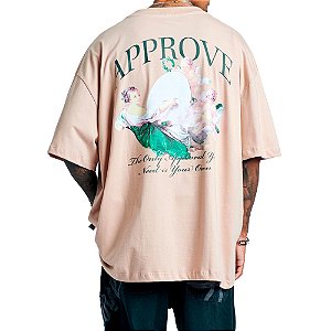 Camiseta Huge Approve Cupid Bege