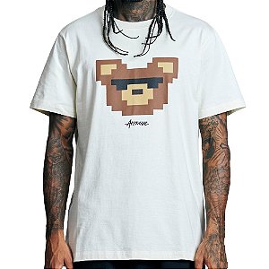 Camiseta Bold Approve Fire Style Bear Off White
