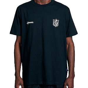Camisa Approve Bold NFL Masculina Preto Branco