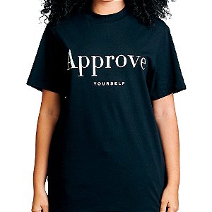 Camisa Approve Bold Chromatic Masculina Preto Branco