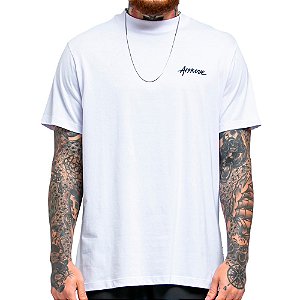 Camisa Approve Bold Basic Masculina Branco Preto